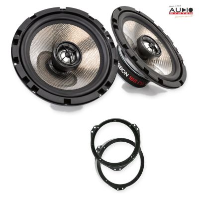Pachet difuzoare Honda Jazz (GD*) 2002-2008 Audio System CARBON coaxiale dedicate uși spate