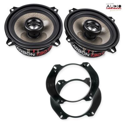 Pachet difuzoare Lancia Ypsilon 1997-2001 Audio System CARBON coaxiale dedicate uși spate