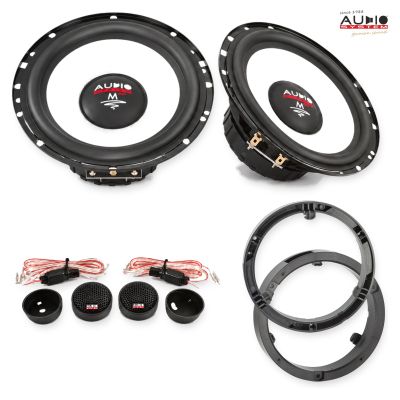 Pachet difuzoare Mitsubishi Outlander 2012-2021 Audio System M-Series componente dedicate uși față