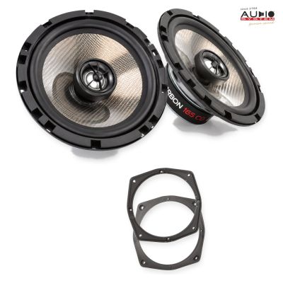 Pachet difuzoare Mitsubishi Outlander (CU0W) 2003-2007 Audio System CARBON coaxiale dedicate uși spate