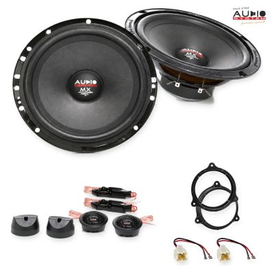 Pachet difuzoare Nissan Note (E11) 2009-2013 Audio System MX componente dedicate uși față