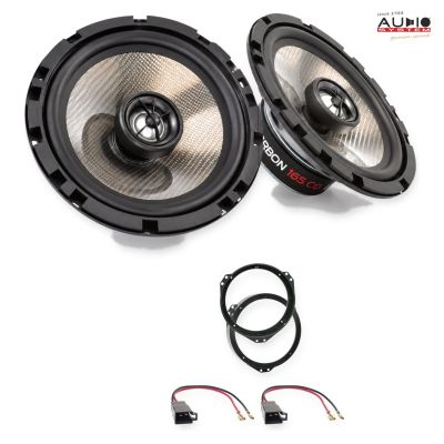 Pachet difuzoare Opel Astra (G) 1998-2005 Audio System CARBON coaxiale dedicate uși spate