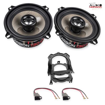 Pachet difuzoare Opel Corsa C (X01) 3 uși 2000-2006 Audio System CARBON coaxiale dedicate uși spate
