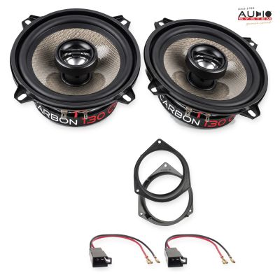 Pachet difuzoare Opel Corsa D (S07) 2006-2008 Audio System CARBON coaxiale dedicate uși spate