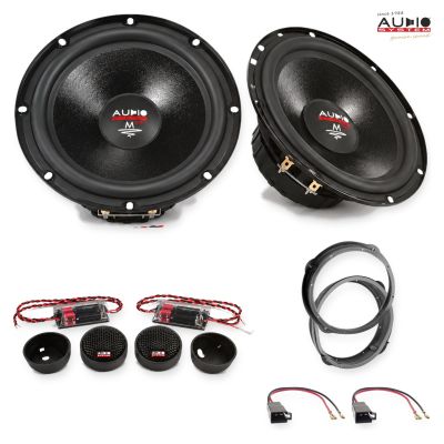 Pachet difuzoare Seat Leon (5F) 2012-2016 Audio System M-Series componente dedicate uși față