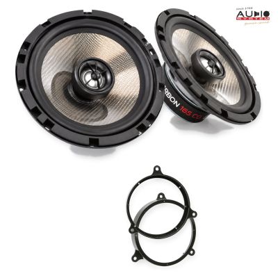 Pachet difuzoare Toyota Avensis 2003-2009 Audio System CARBON coaxiale dedicate uși spate