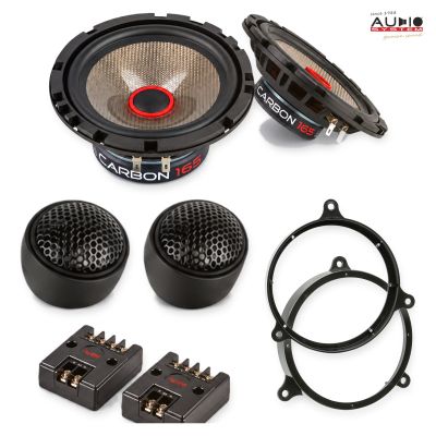 Pachet difuzoare Toyota Yaris Facelift 2002-2006 Audio System CARBON componente dedicate uși față