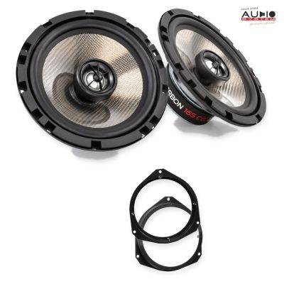 Pachet difuzoare Alfa Romeo Giulietta (940) 2013-2016 Audio System CARBON coaxiale dedicate uși spate