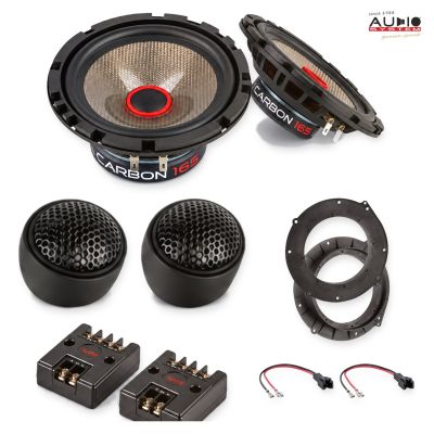 Pachet difuzoare Audi A7 (C7/4G) 2014-2017 Audio System CARBON componente dedicate uși față