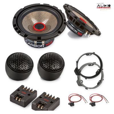 Pachet difuzoare Mercedes A-Klasse (W176) 2012-2018 Audio System CARBON componente dedicate uși față