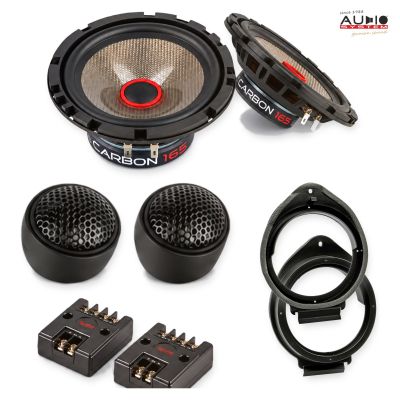 Pachet difuzoare Opel Astra K 2015-2021 Audio System CARBON componente dedicate uși față