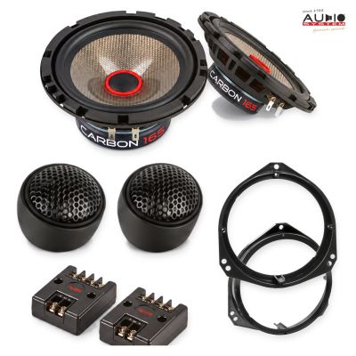 Pachet difuzoare Opel Meriva A (X01 MONOCAB A) 2005-2010 Audio System CARBON componente dedicate uși față