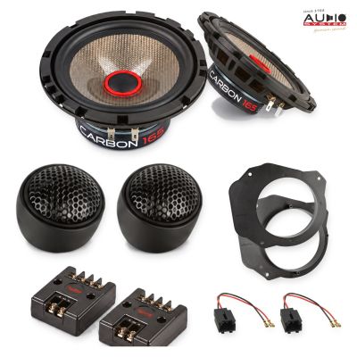 Pachet difuzoare Peugeot Expert 2007-2016 Audio System CARBON componente dedicate uși față