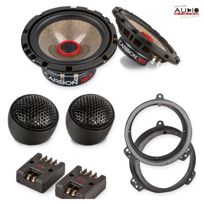 Pachet difuzoare Seat Exeo 2008-2013 Audio System CARBON componente dedicate uși față