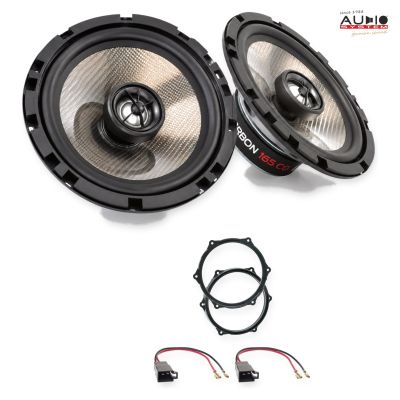 Pachet difuzoare Seat Ibiza (6J) 2012-2015 Audio System CARBON coaxiale dedicate uși spate
