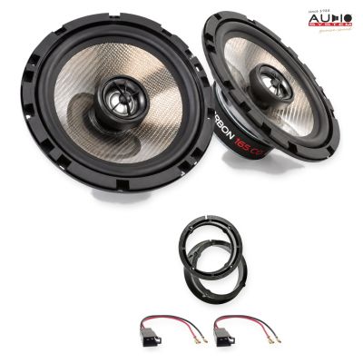 Pachet difuzoare Skoda Fabia (5J) 2007-2014 Audio System CARBON coaxiale dedicate uși spate