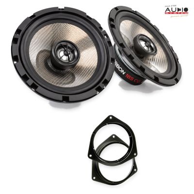 Pachet difuzoare Toyota Avensis (T27) 2012-2015 Audio System CARBON coaxiale dedicate uși spate